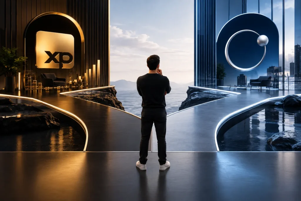 Comparação entre XP e BTG para escolher a melhor instituição financeira para investir