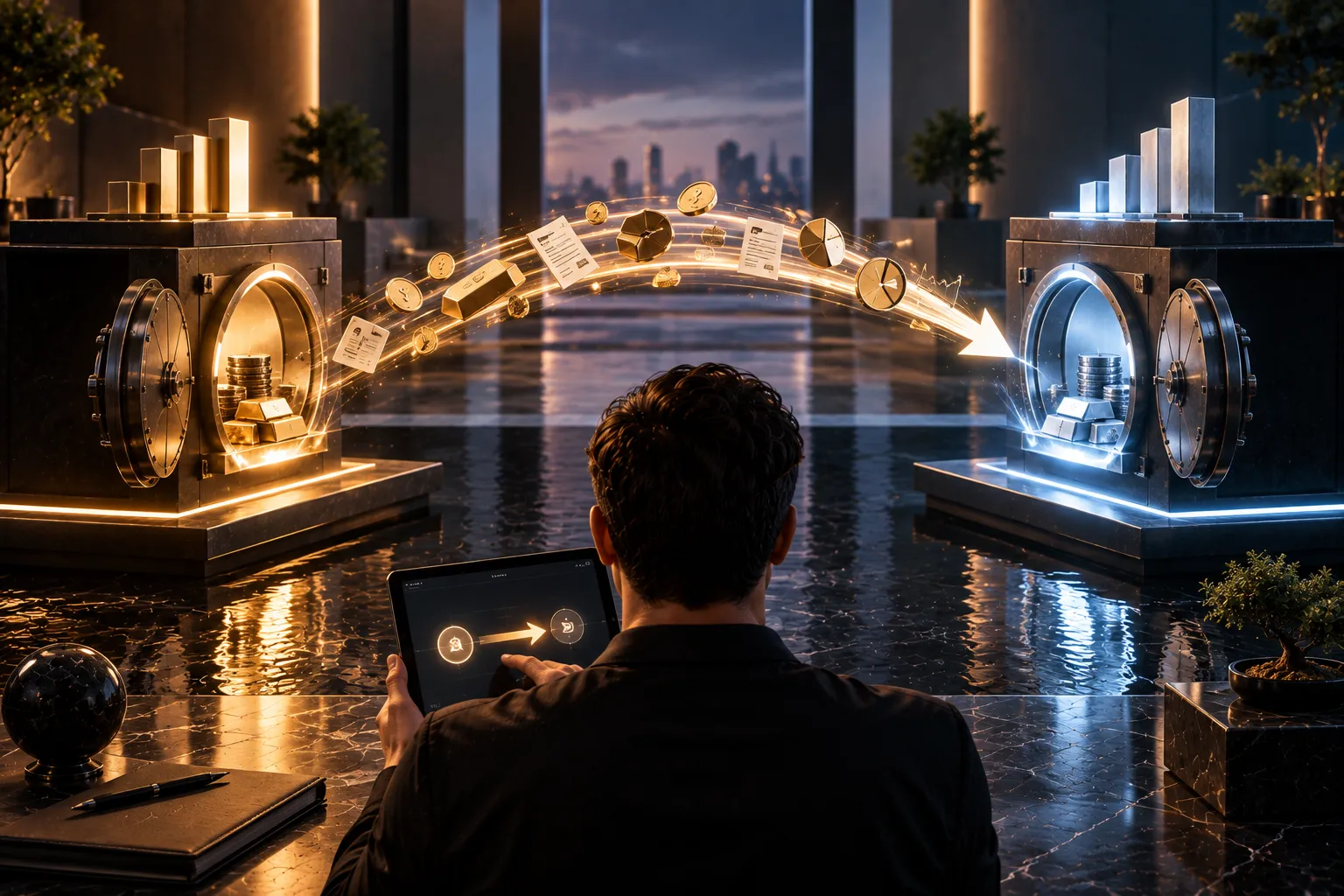 Transferência de investimentos entre as plataformas XP e BTG Pactual