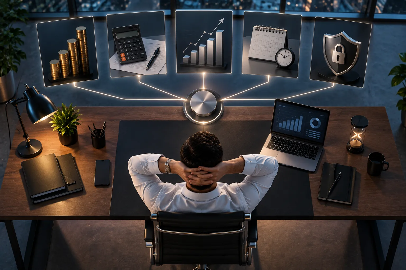 conta de negocios para ter mais controle financeiro
