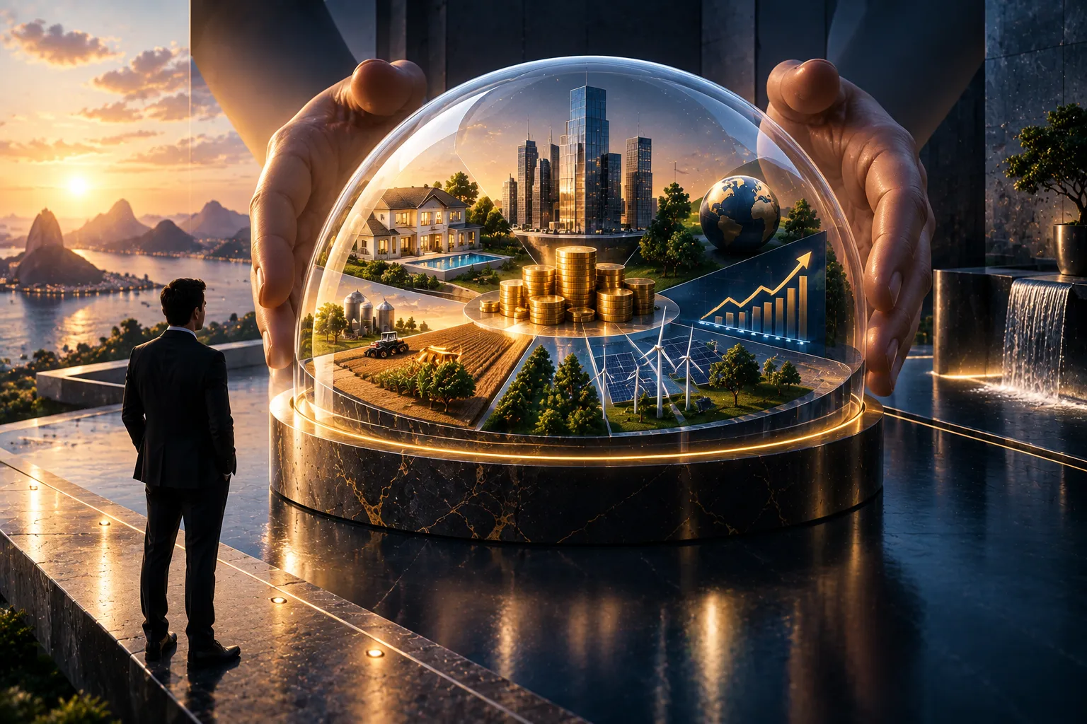 Investir em fundos pelo BTG Pactual com diversificação de ativos e proteção financeira