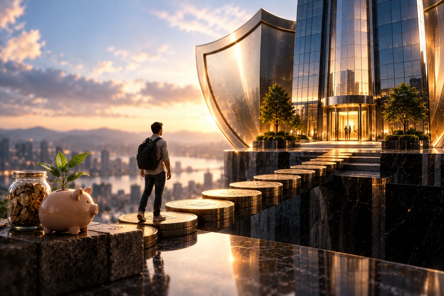 BTG Pactual para pequenos investidores representado por investidor iniciando sua jornada financeira