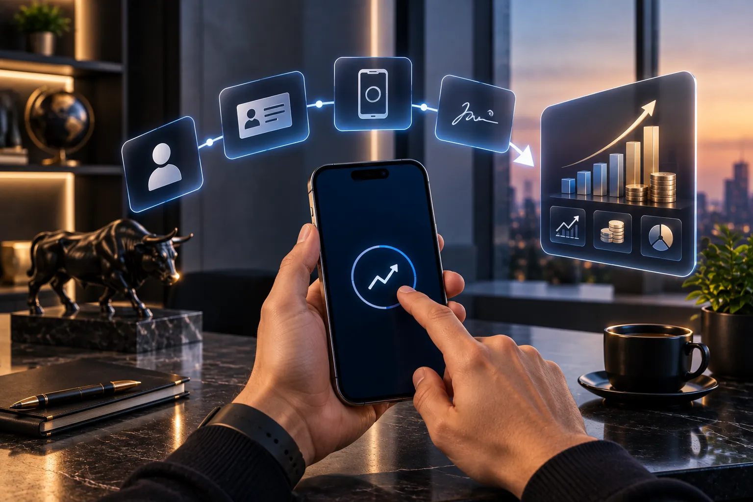 Como criar uma conta de investimentos na BTG pelo celular