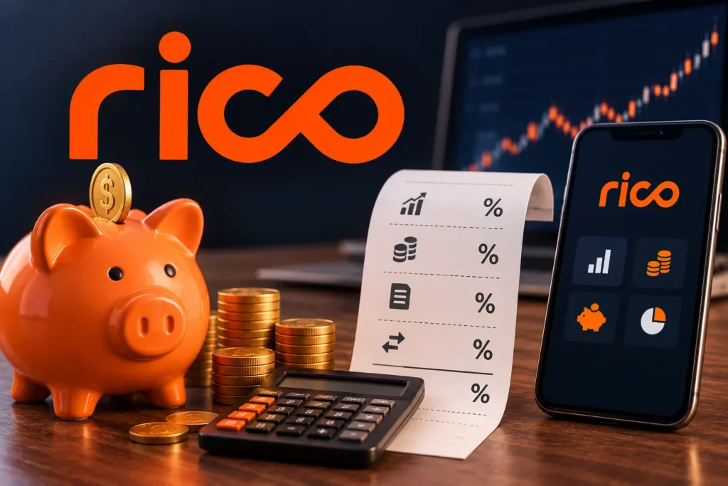 Taxas da Rico e custos para investir