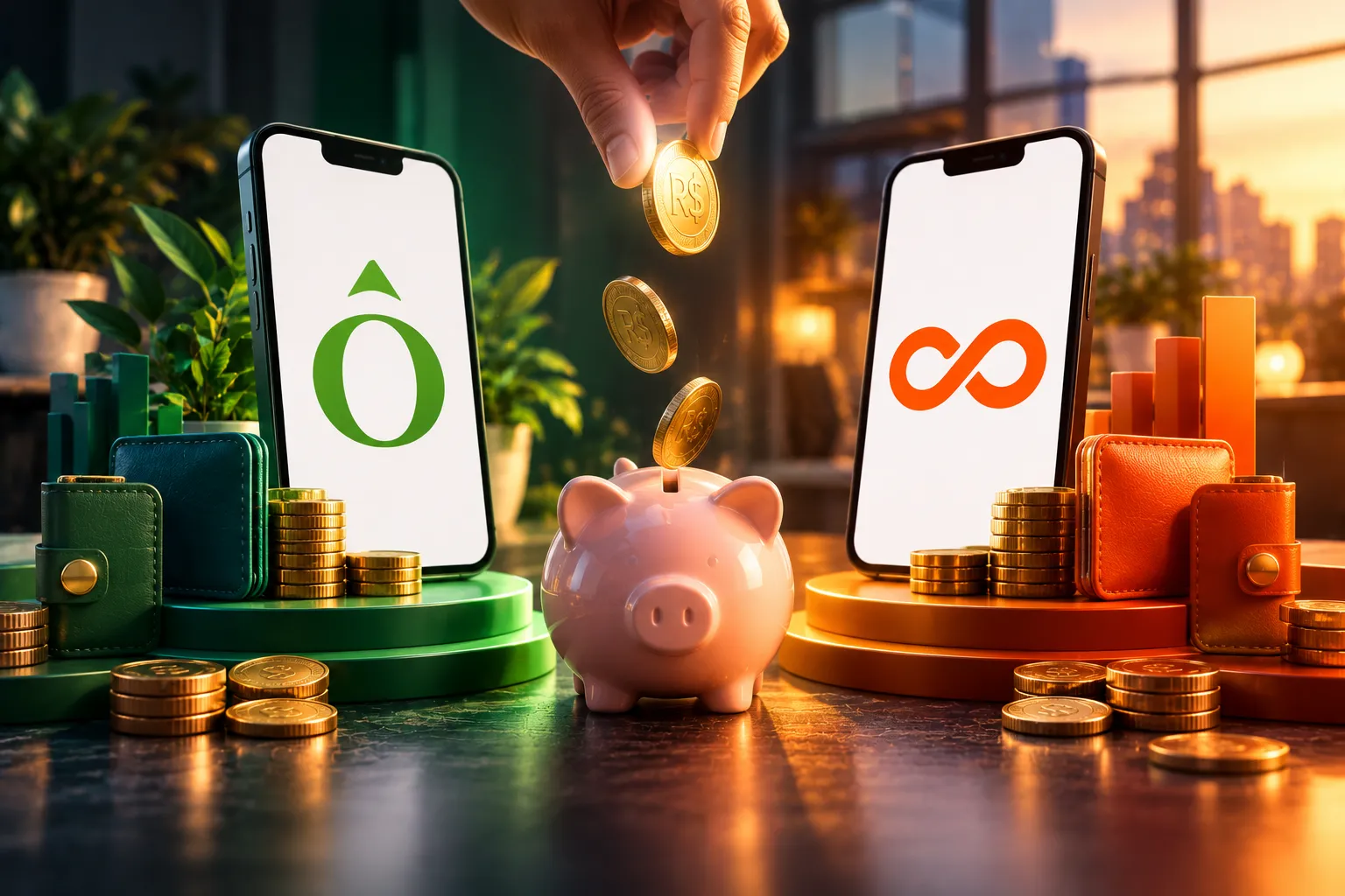Comparação de custos entre Órama e Rico para descobrir qual corretora é mais barata