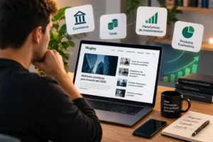 Quem somos: blog Mugley com informações sobre corretoras, taxas e investimentos