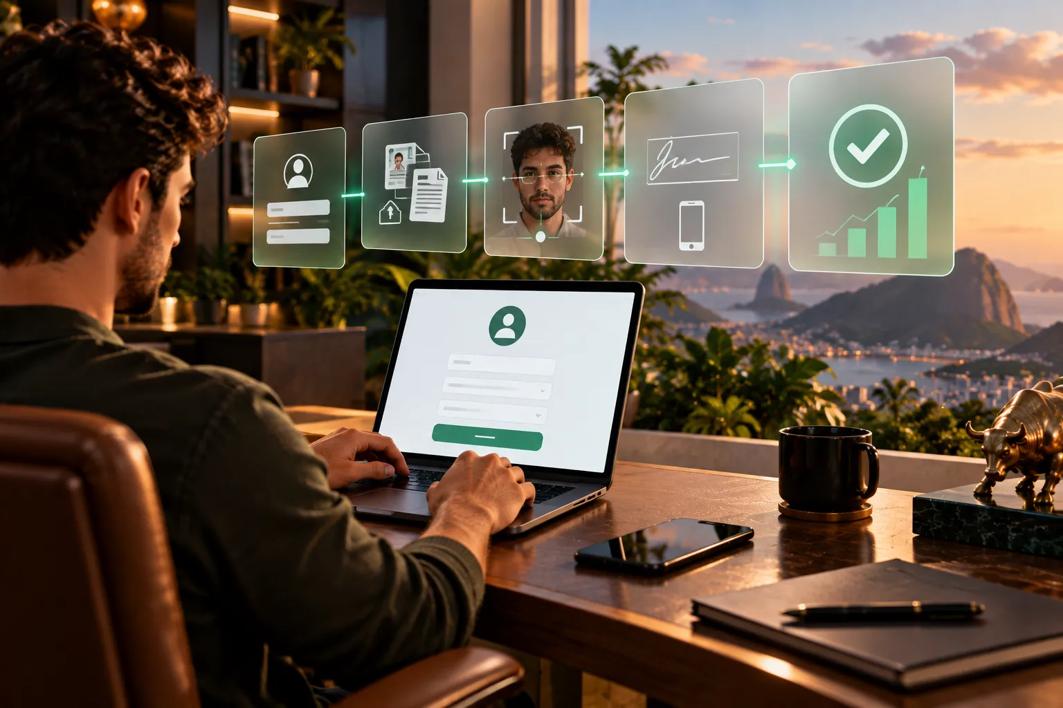 Como abrir uma conta Órama pela internet